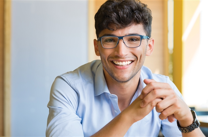 Professional Male at Computer